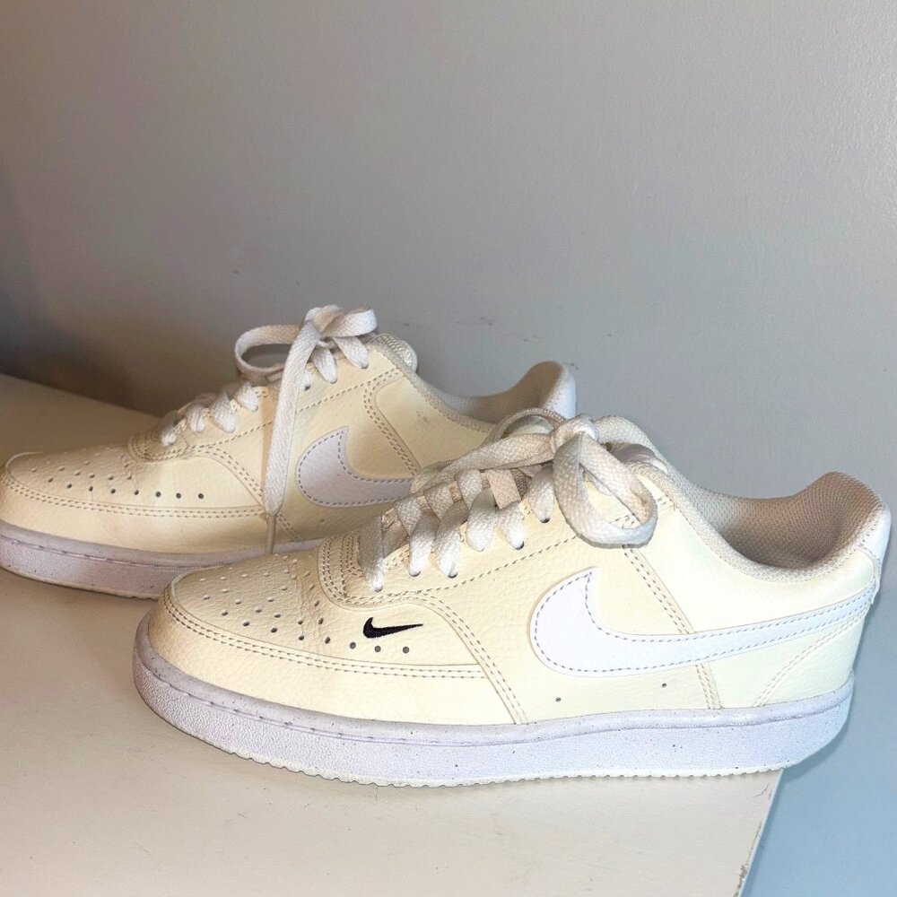 Nike Pastel Yellow Sneakers- Size 6